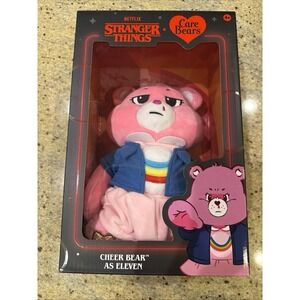 Netflix - Care Bears x Stranger Things - Cheer Bear As Eleven 12 Inch Plush